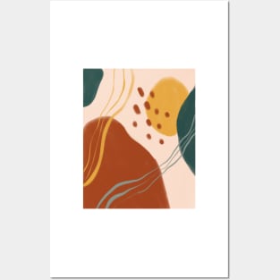 Abstract Bohemian Shapes 20 Posters and Art